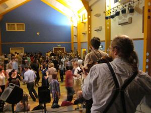 Dancing to Albireo at Oxfolk Ceilidh